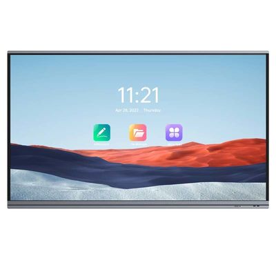 H11 صفحه نمایش تخت تعاملی 86 اینچی با صفحه نمایش چندگانه تعاملی هوشمند برد
