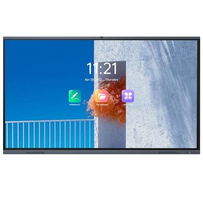 مانیتور صفحه نمایش لمسی 4K مدرسه با پنل تخت هوشمند تعاملی 75 اینچی H10S