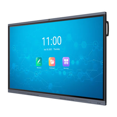 H11S 65 اینچ صفحه کنفرانس 4K رم 8G UHD پنل تخت هوشمند تعاملی