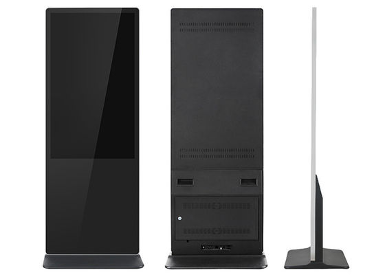 صفحه نمایش لمسی تعاملی LED طبقه نمایشگر پخش کننده LCD 65 '' صفحه بزرگ