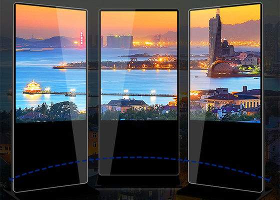 صفحه نمایش نمایشگر دیجیتال ال سی دی دیجیتال داخلی طبقه عمودی صفحه نمایش تبلیغات LCD عمودی
