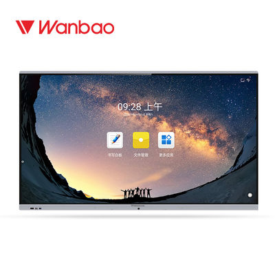 صفحه نمایش لمسی پانل تعاملی هوشمند یکپارچه 4k اندازه بزرگ 65 '' 75 &quot;86&quot;