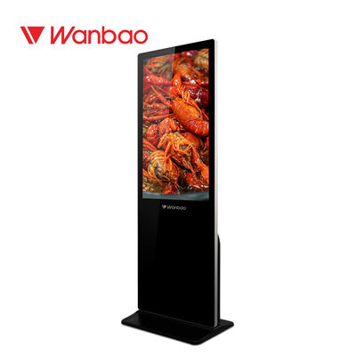 ایستاده تنها طبقه ایستاده پخش تبلیغات LCD 43 &quot;55&quot; 65 اینچ مرکز خرید