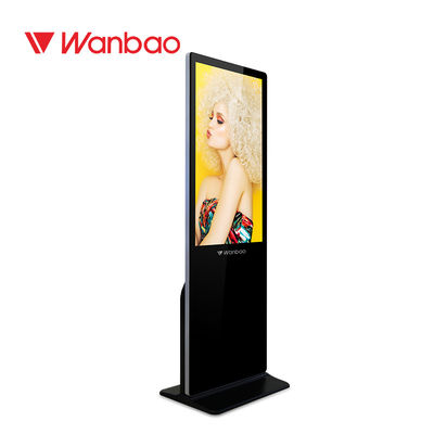 صفحه نمایش لمسی بازاری LCD ایستاده تجاری طبقه 1080P 10 امتیاز صفحه لمسی IR