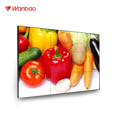 پنل دیواری اصلی ال سی دی دیواری صفحه نمایش 46 اینچ 3x3 باریک Bezel TFT