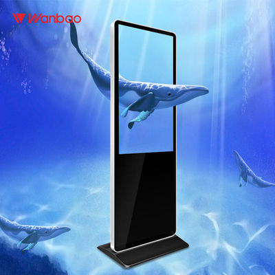 پنل تبلیغاتی دیجیتال علامت دیجیتال LCD داخلی طبقه داخلی ایستاده