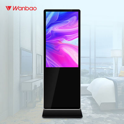پخش کننده LCD تبلیغاتی LCD در یک طبقه ایستاده برای فرودگاه های ایستگاه های مترو
