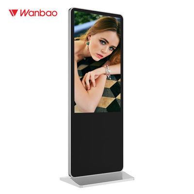 کیوسک صفحه نمایش لمسی تعاملی پخش کننده نمایشگر LCD 55 اینچ طبقه ایستاده