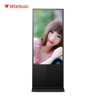 کیوسک صفحه نمایش لمسی تعاملی پخش کننده نمایشگر LCD 55 اینچ طبقه ایستاده