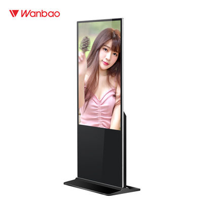 کیوسک صفحه نمایش لمسی تعاملی پخش کننده نمایشگر LCD 55 اینچ طبقه ایستاده