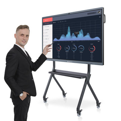 صفحه نمایش لمسی 3840*2160 HD Smart Business Whiteboard 100 اینچ