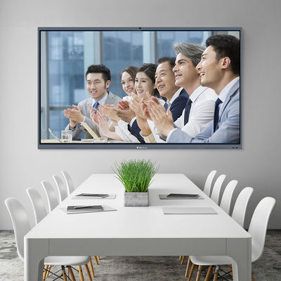 صفحه نمایش لمسی 3840*2160 HD Smart Business Whiteboard 100 اینچ