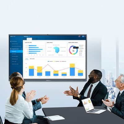 قاب آلومینیوم آلومینیومی Interactive H8Q 75 اینچ مانیتور برد هوشمند Ir Touch