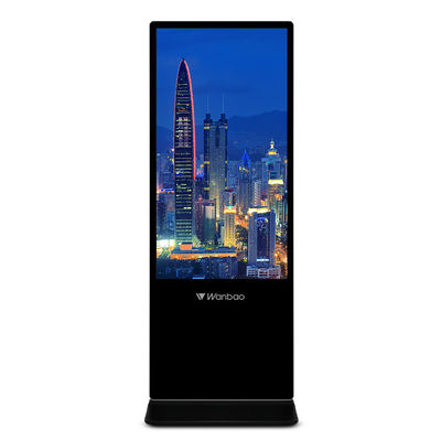 پخش کننده تبلیغات علامت های دیجیتال داخلی LCD 65 اینچ چند زبان