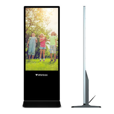 پخش کننده تبلیغات علامت های دیجیتال داخلی LCD 65 اینچ چند زبان