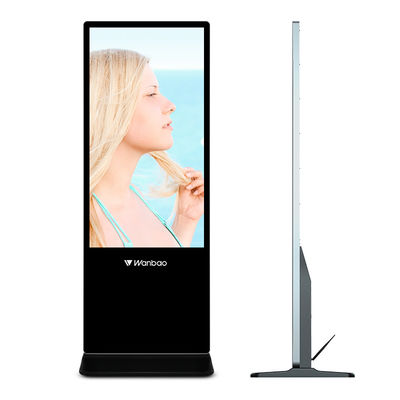پخش کننده تبلیغات علامت های دیجیتال داخلی LCD 65 اینچ چند زبان