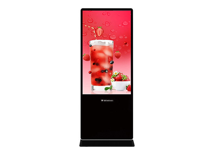 صفحه نمایش نمایشگر تبلیغاتی ال سی دی دارای نمایشگر دیجیتال LCD داخلی 65 اینچ بزرگ