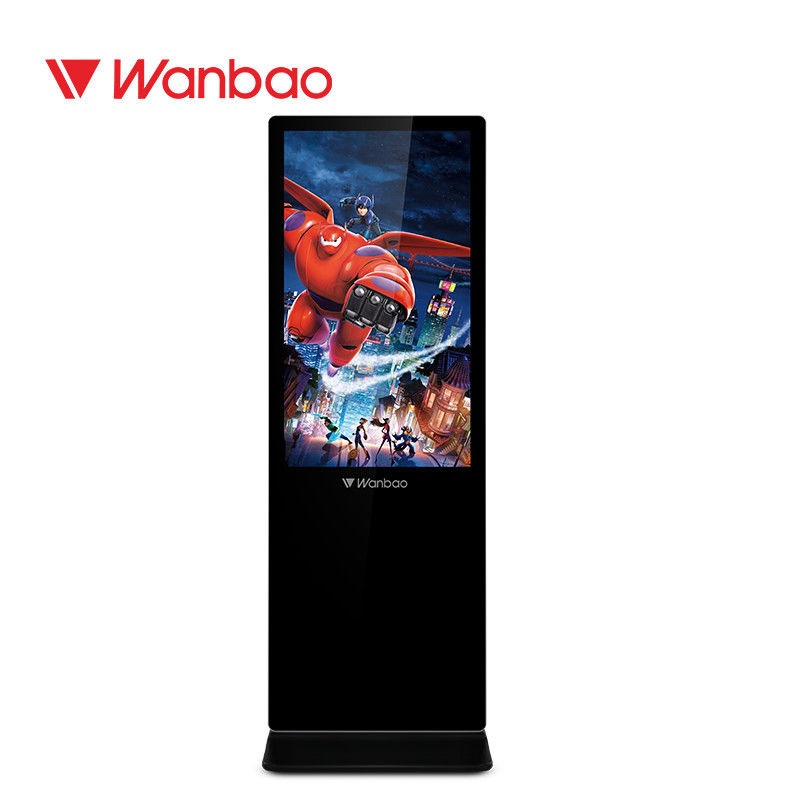 ایستاده تنها طبقه ایستاده پخش تبلیغات LCD 43 &quot;55&quot; 65 اینچ مرکز خرید